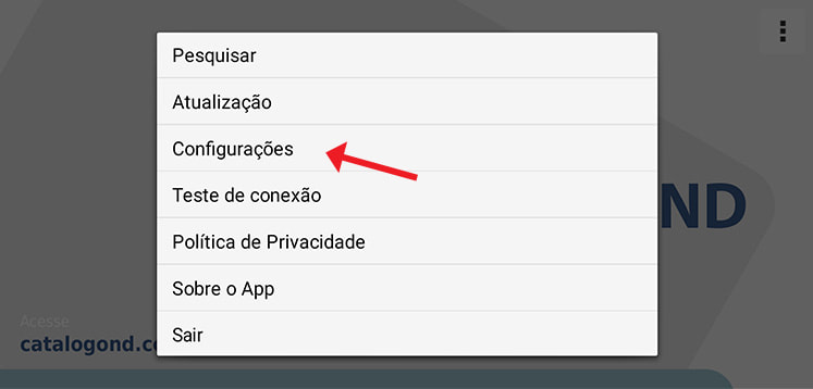 Android - Configurações;